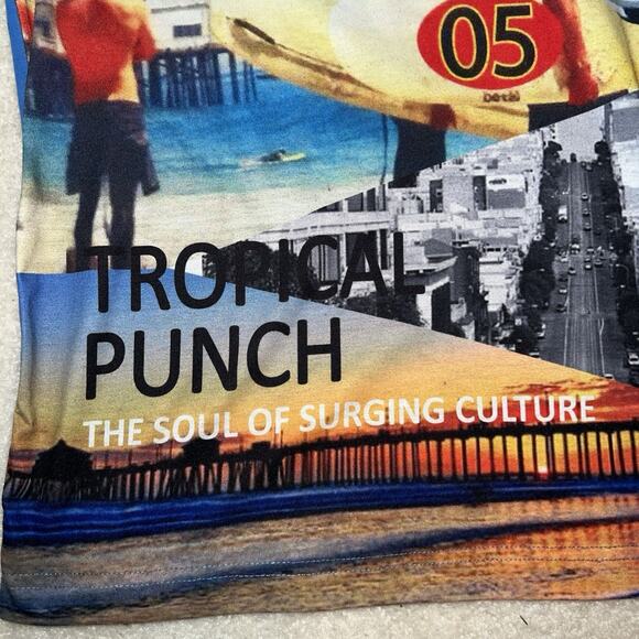 Vintage Tropical Punch California Soul Of Surging Culture Small Shirt Men Women - Picture 5 of 10